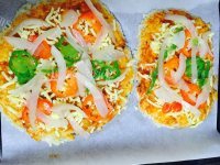 色香味俱全的米饭披萨做法图解4)
