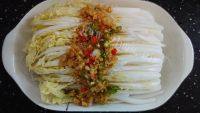 清香的蒜蓉粉丝蒸娃娃菜做法图解10)