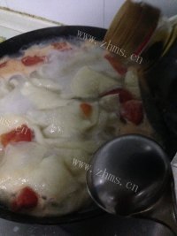 美味的面片汤做法图解9)