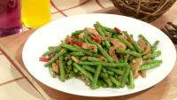 家常菜豆角炒肉