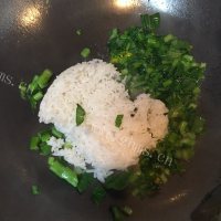 美味的青菜蛋炒饭做法图解5)