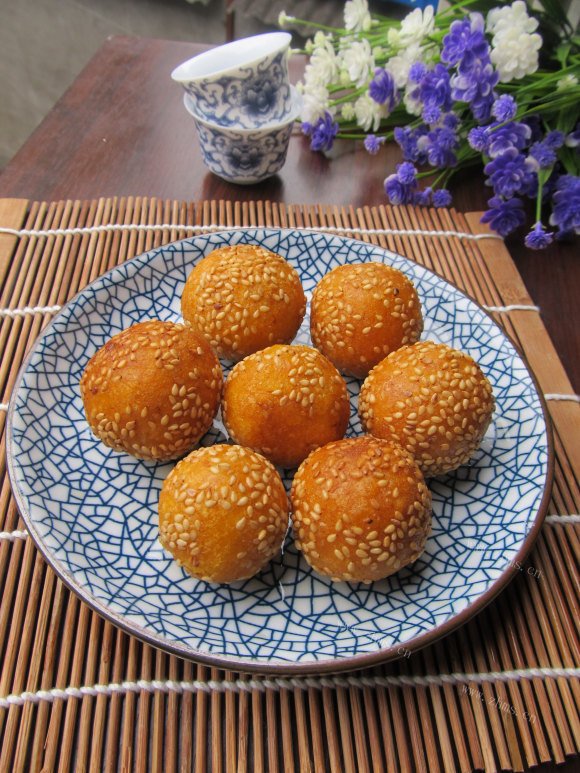 南瓜麻团