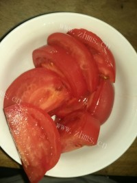 家常菜西红柿炒圆白菜做法图解3)