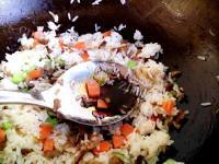 DIY羊肉炒饭做法图解5)