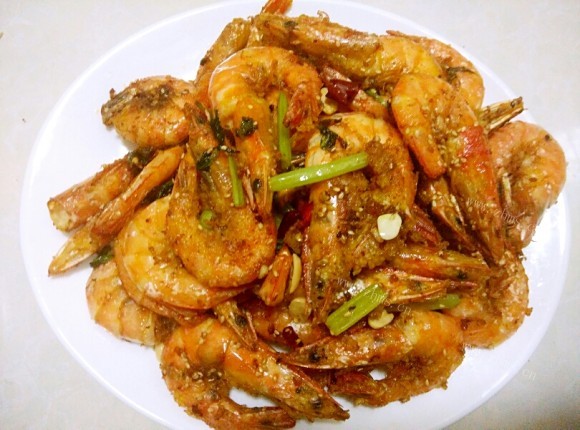 珍馐美味的香辣虾
