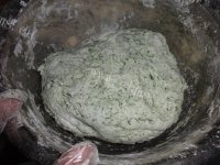 美味的艾草团子做法图解6)