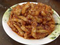美味的茄汁里脊肉