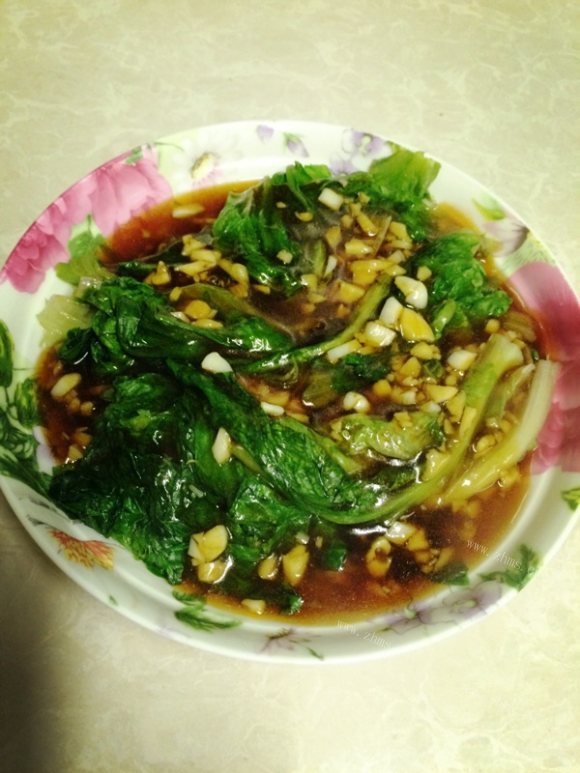 玉盘珍馐的蚝油生菜