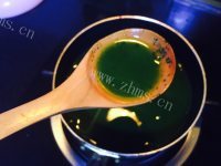 美味红豆抹茶羊羹做法图解5)