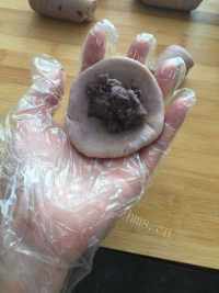 自制紫薯酥做法图解7)