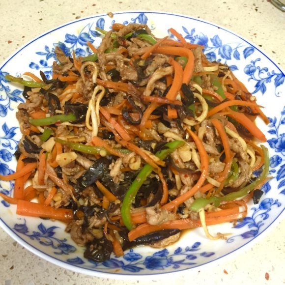 香气浓郁的鱼香肉丝