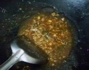家常菜肉酱浇茄子做法图解3)