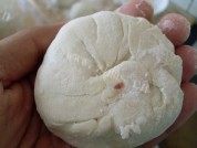 自制酸菜猪肉馅饼做法图解8)