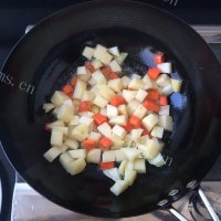 家常菜炒四丁做法图解5)