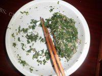 自己做的荠菜包子做法图解1)