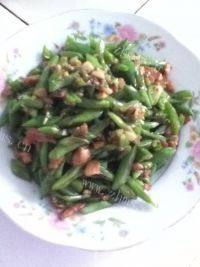 家常菜肉末四季豆