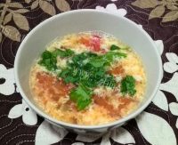 营养丰富的番茄蛋花汤做法图解10)