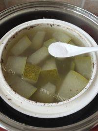 美味的冬瓜薏米老鸭汤做法图解9)