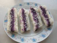 自己做的紫薯糯米糕