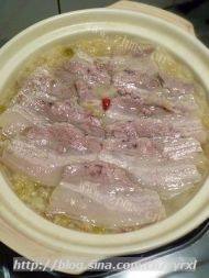 家常菜酸菜汆白肉