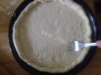 美味黑椒鸡腿蘑菇披萨做法图解13)