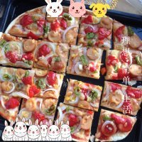 芳香四溢的香肠披萨