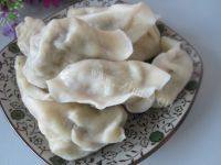 自己做的猪肉大葱饺子