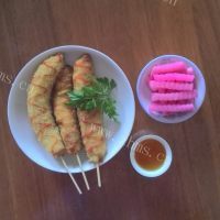 美味的炸香蕉做法图解9)