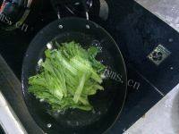 家常菜蒜蓉油麦菜做法图解2)