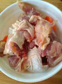 家常腐乳豆豉蒸鸡做法图解3)