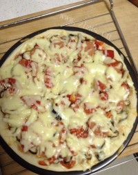 自制PIZZA做法图解6)