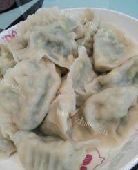 十分诱人的韭菜鸡蛋饺子