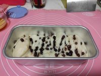甜美蜜豆小千层面包做法图解15)