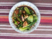 家常菜香菇油菜