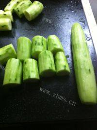 家常菜黄瓜酿肉做法图解1)
