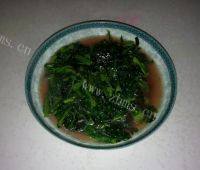 家常菜清炒莴苣叶