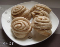 自制黑豆渣花卷