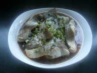 美味的清蒸海鲈鱼