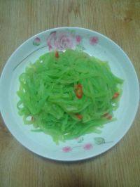 家常菜清炒莴笋丝