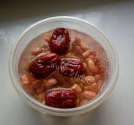 花生红枣豆浆做法图解2)