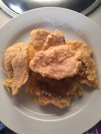 美味的锅包肉做法图解4)