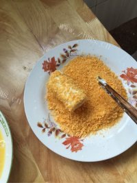 美味的脆皮香蕉做法图解3)