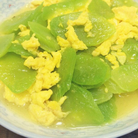 美味佳肴般的莴笋炒蛋