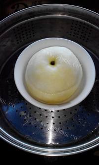 养肺的冰糖枸杞梨做法图解5)