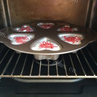可爱美味心型天使蛋糕做法图解9)