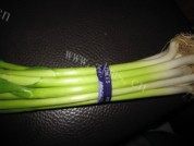 家常菜青蒜肉片做法图解1)