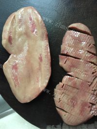 自己做的爆炒腰花做法图解1)