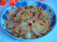 家常菜剁椒大白菜