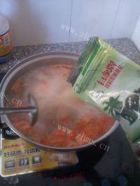 美味的牛肉柿子汤做法图解9)