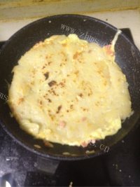 家常土豆丝鸡蛋煎饼做法图解7)